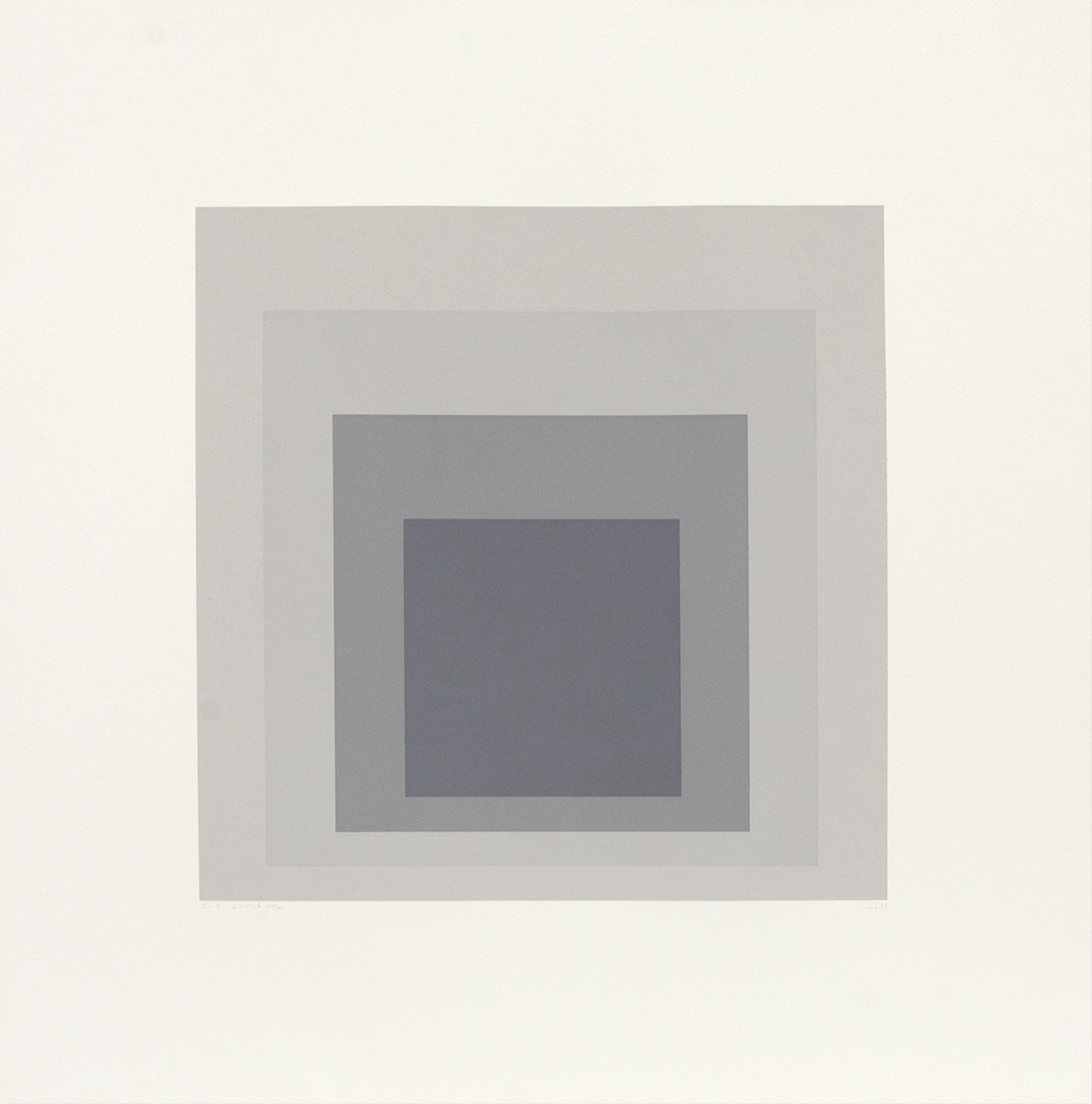 Josef Albers I-S LXXII b, 1972 Screenprint 28 x 28 inches (71.1 x 71.1 cm) Edition of 100