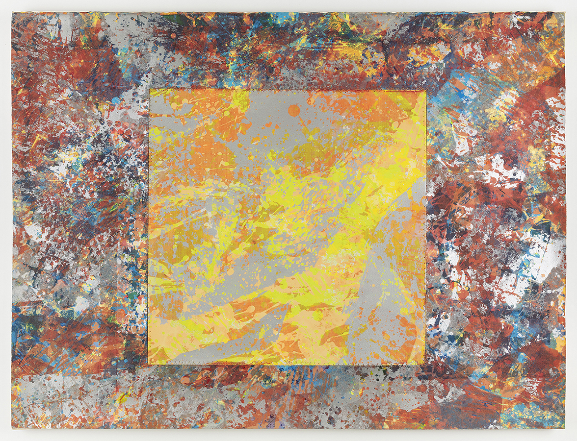 Sam Gilliam Anchor, 1973 Silkscreen and collage 23 x 30 inches (58.4 x 76.2 cm) Edition of 10