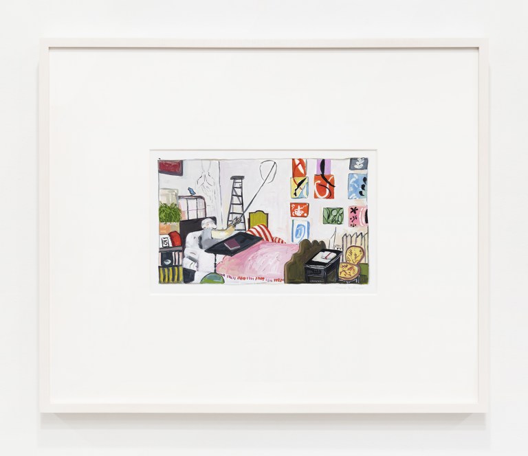 Matisse Painting in Bed