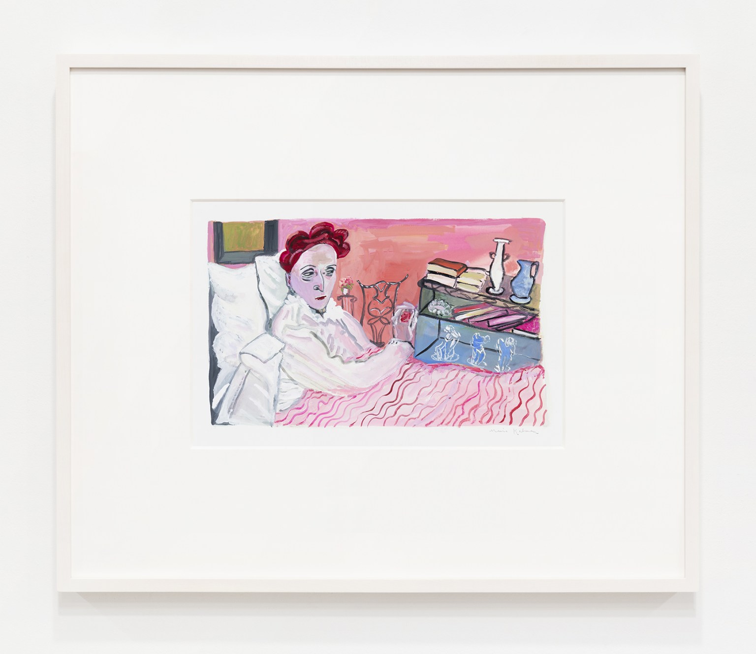 Edith Sitwell in Bed