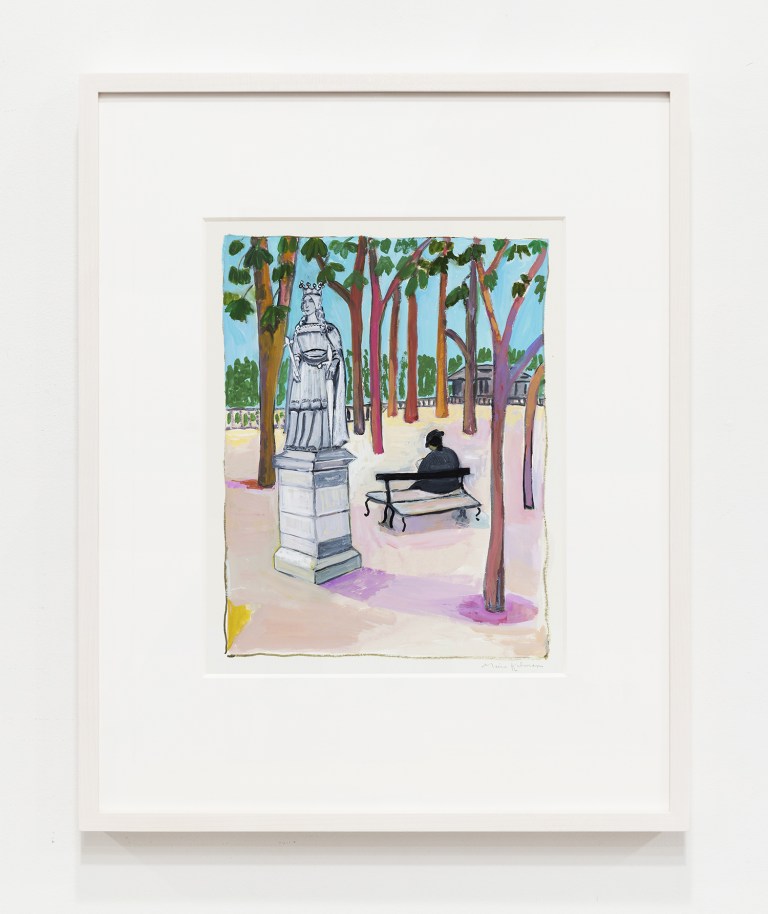Maira Kalman Woman in the Luxembourg Gardens, Paris