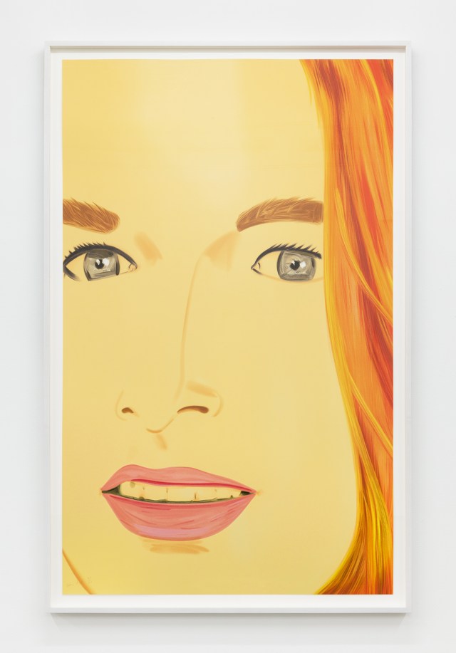 Alex Katz Ariel 2, 2021 Silkscreen Paper Dimensions: 60 x 37 inches (152.4 x 94 cm) Framed Dimensions: 63 3/4 x 40 3/4 inches (161.9 x 103.5 cm) Edition 43 of 60