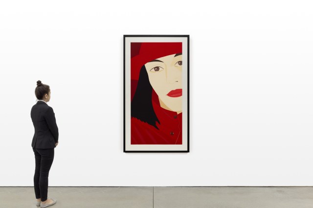 Alex Katz Red Coat, 1983 Screenprint 58 x 29 inches (147.3 x 73.7 cm) Edition 72 of 73, plus 12 AP