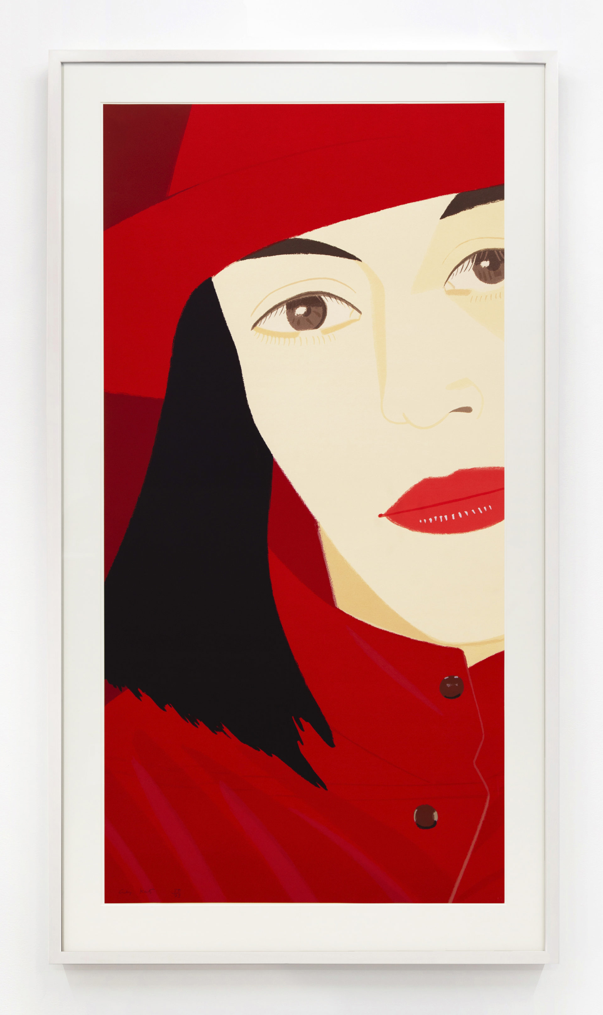 Alex Katz Red Coat, 1983 Screenprint 58 x 29 inches (147.3 x 73.7 cm) Edition 72 of 73, plus 12 AP