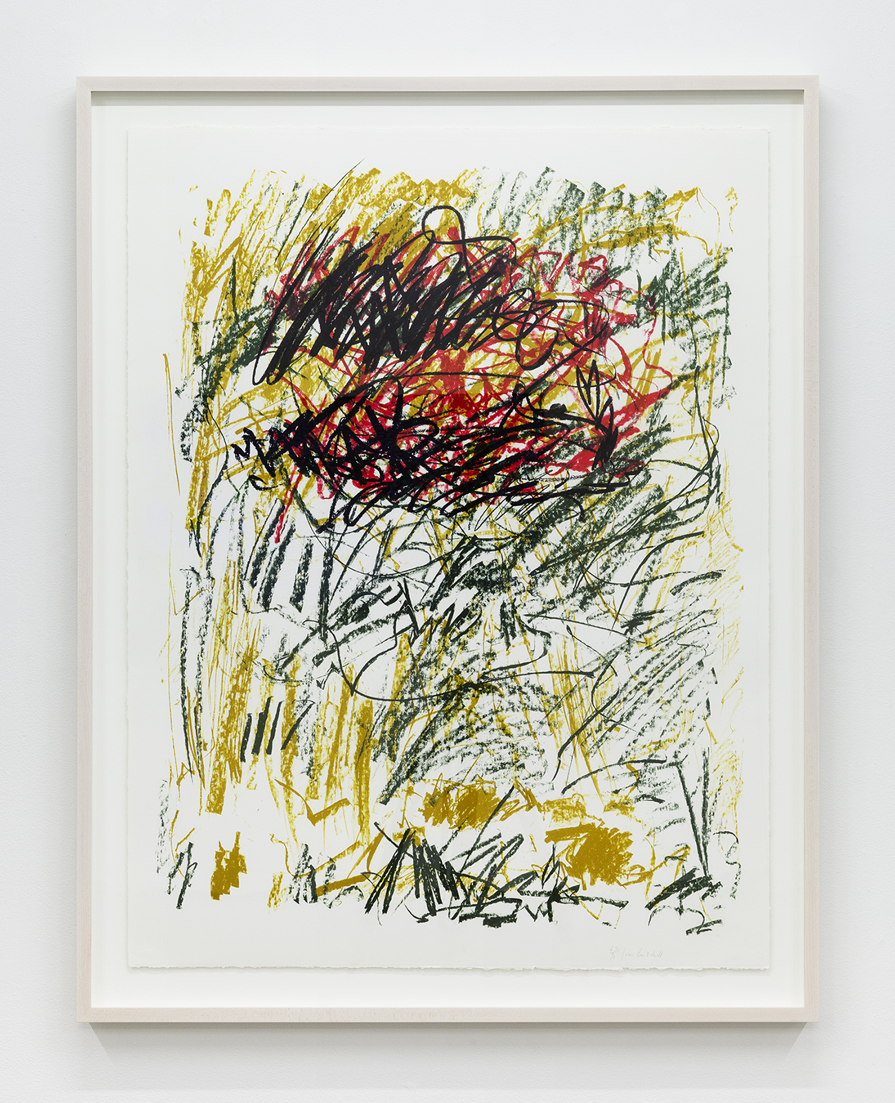 Joan Mitchell Flower III, 1981 Lithograph Image Dimensions: 42 1/2 x 32 1/2 inches (107.95 x 82.55 cm) Paper Size: 42 1/2 x 32 1/2