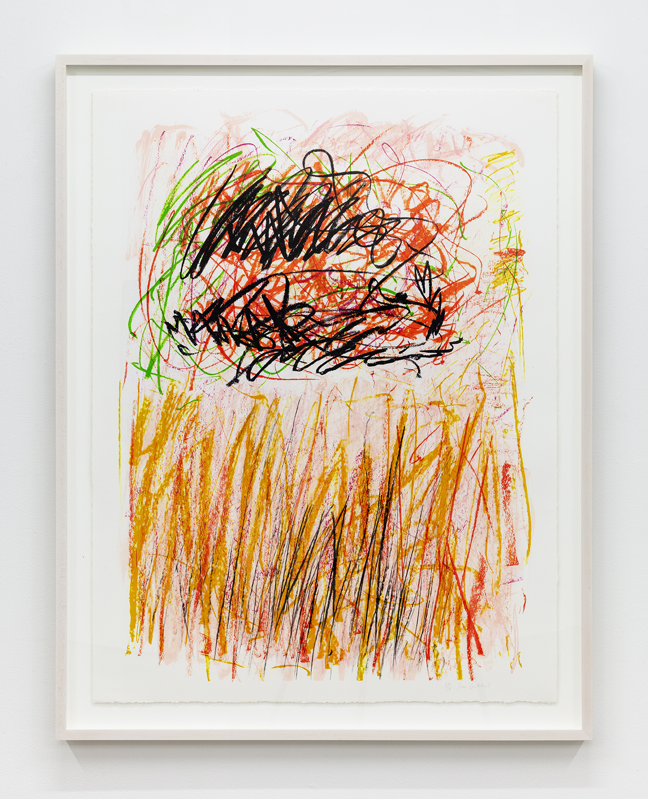 Joan Mitchell Flower III, 1981 Lithograph Image Dimensions: 42 1/2 x 32 1/2 inches (107.95 x 82.55 cm) Paper Size: 42 1/2 x 32 1/2