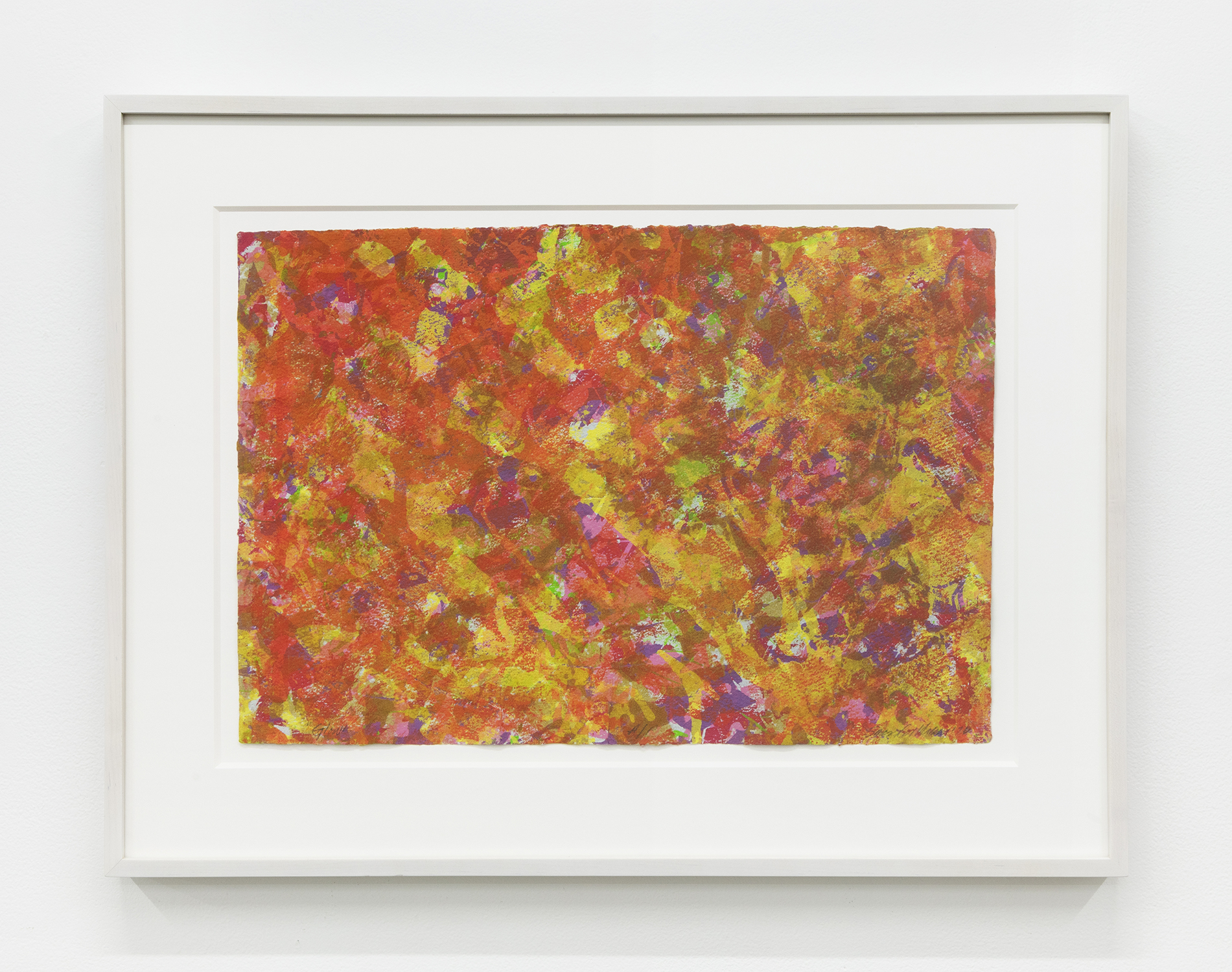 Sam Gilliam Glow, 1970 Silkscreen Paper Dimensions: 14 1/4 x 20 5/8 inches (36.2 x 52.4 cm) Framed Dimensions: 21 1/4 x 28 inches (54 x 71.1 cm) AP