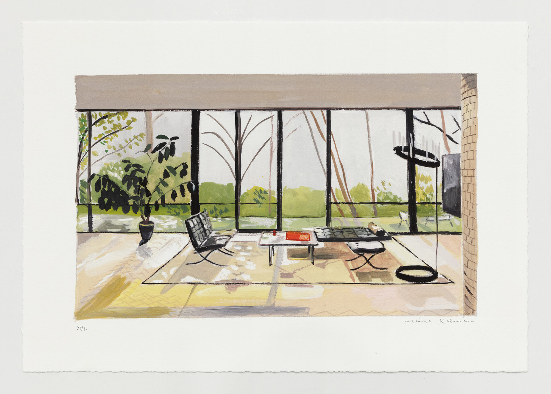 Maira Kalman, People in Glass Houses Shouldn't Throw Stones from the Elements of Style