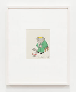 “Isabelle could not stop thinking about her friend.”, published in Babar’s Little Girl Makes a Friend