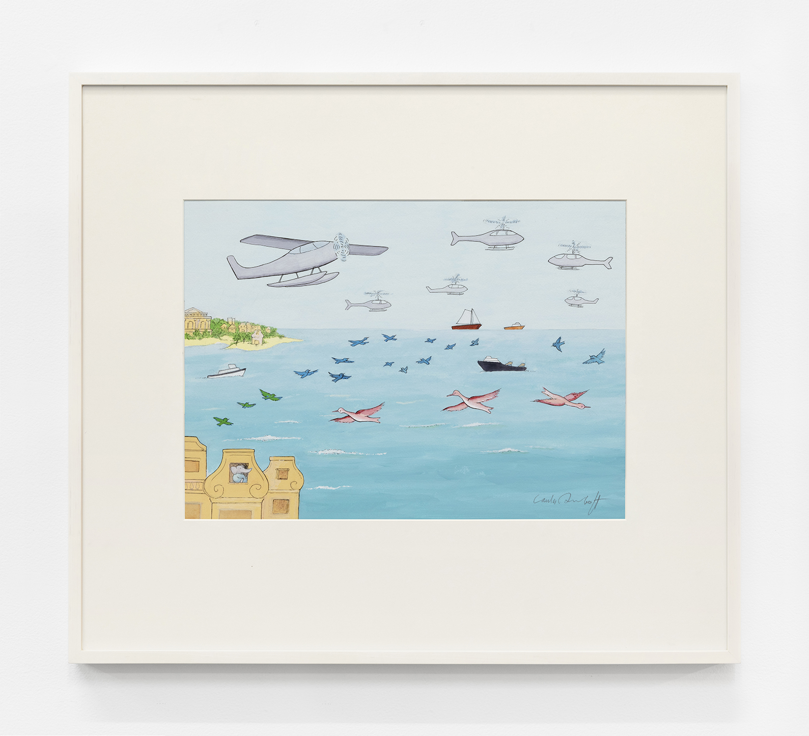 The skies near Celesteville had been filled with planes LDB-BPI-14-19 framed