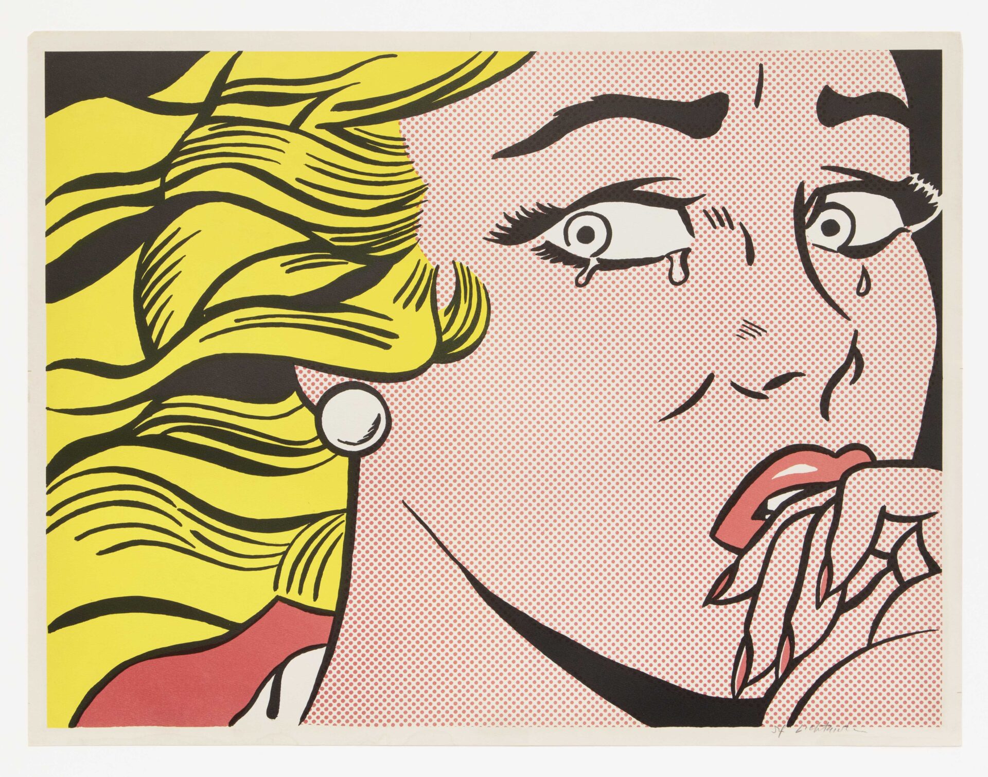 Crying Girl Lichtenstein