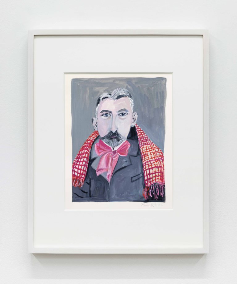 Mallarmé with Shawl, 2023 Gouache 20 x 16 inches (50.8 x 40.6 cm) $10,000 Inquire