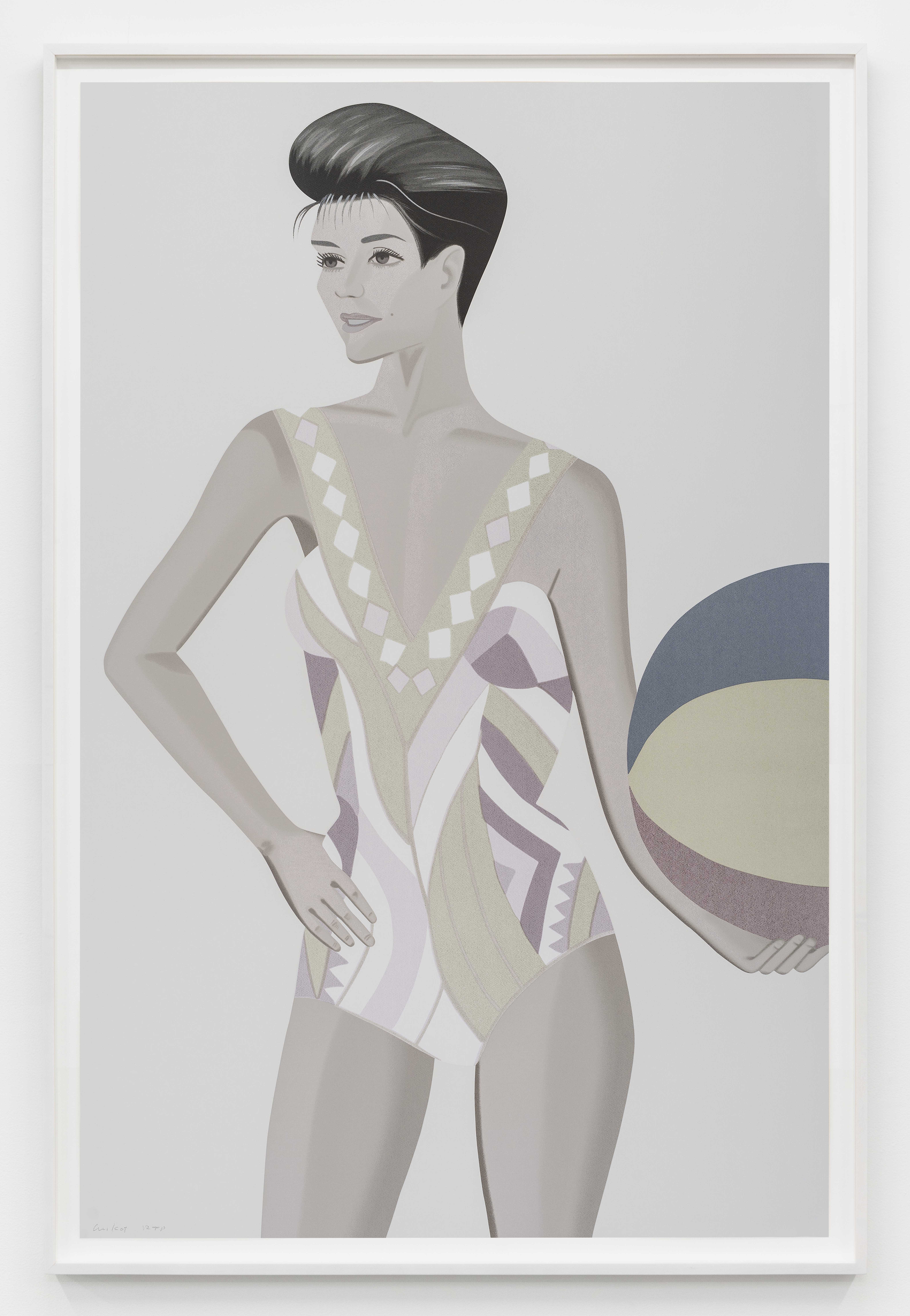 Alex Katz Chance (Darinka), 2016 33 color silkscreen on Saunders Waterford White Cold Press 300 gsm fine art paper Paper Dimensions: 70 x 46 inches (177.8 x 116.84 cm) Framed Dimensions: 73 3/4 x 49 1/2 inches (187.3 x 125.7 cm) Edition of 50