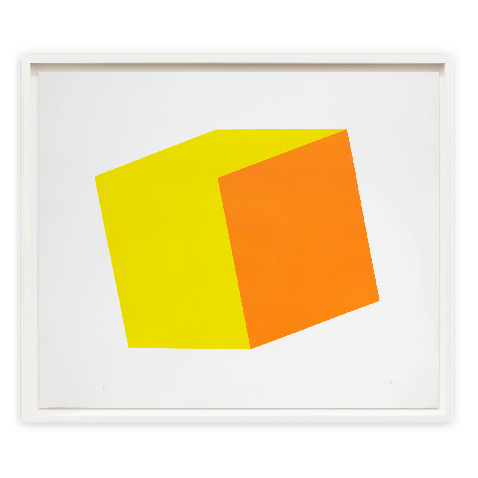 Ellsworth Kelly Yellow/Orange, 1970 2-color lithograph 35 x 41 3/8 inches (88.9 x 105.1 cm) Edition of 75