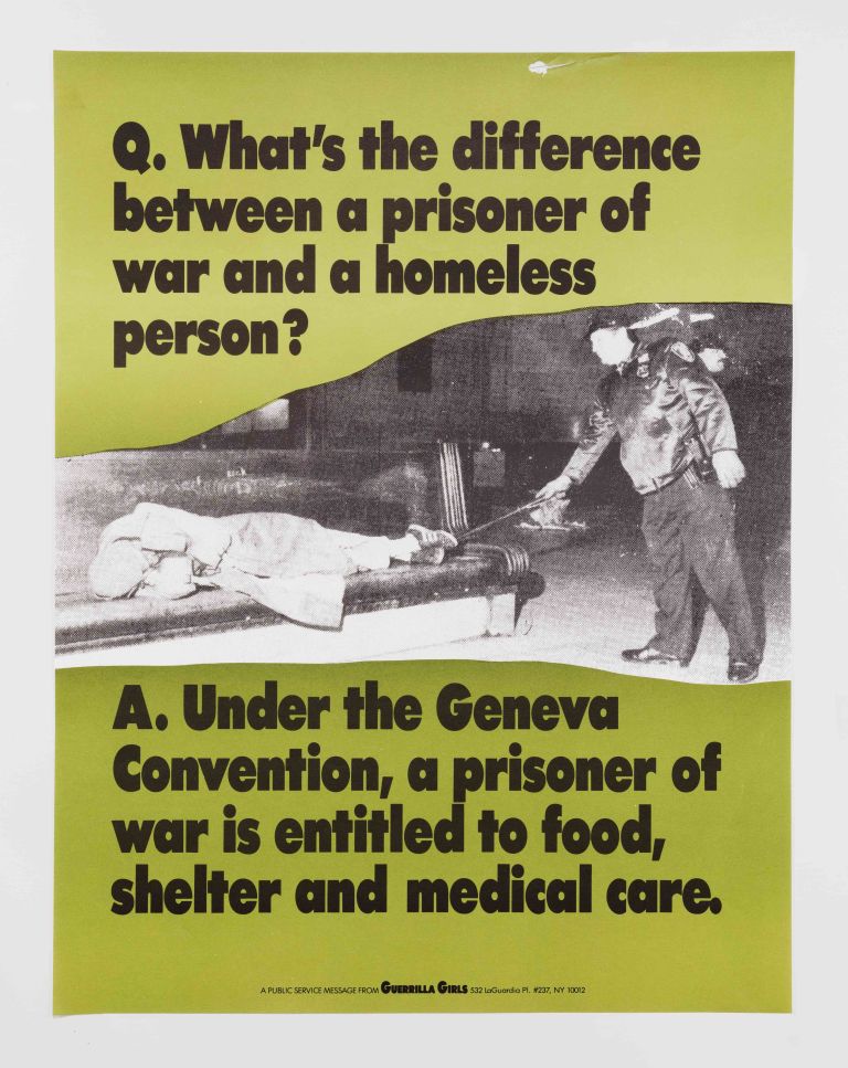 Q. What’s the difference between a prisoner of war and a homeless person?