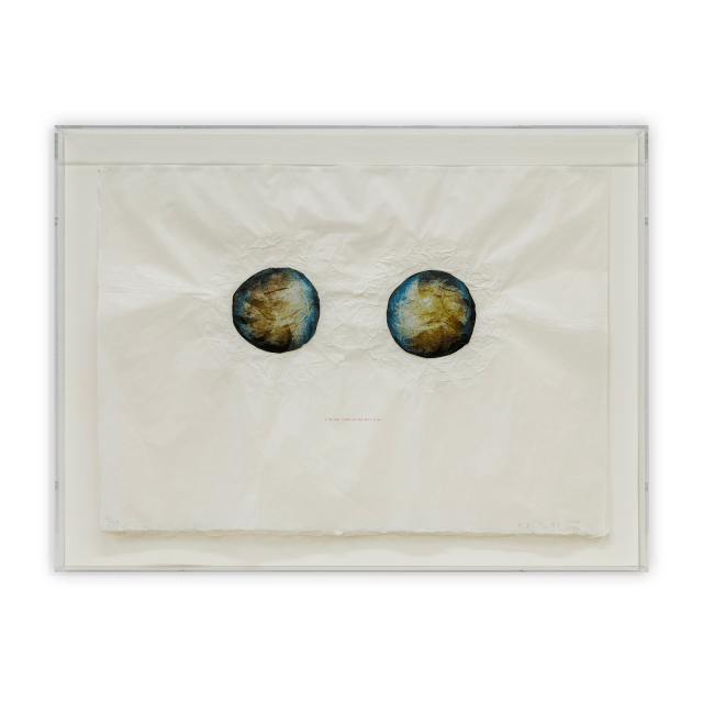 Kiki Smith Europa 2000-2006 Dimensional 4 color photogravure with lithograph Image Dimensions: 21 1/4 x 29 1/4 inches (54 x 74.3 cm) Paper Dimensions: 21 1/4 x 29 1/4 inches (54 x 74.3 cm) Framed Dimensions: 25 1/8 x 33 1/8 x 2 3/4 inches (63.8 x 84.1 x 7 cm) Edition of 25