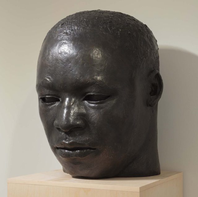 John Wilson Martin Luther King, Jr., 1982 Bronze with dark brown patina 30 x 23 x 23 inches (76.2 x 58.4 x 58.4 cm) Edition of 12