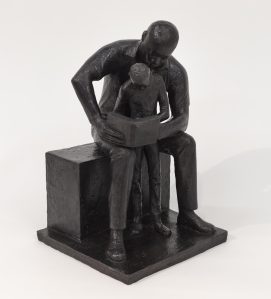 Father and Child Reading