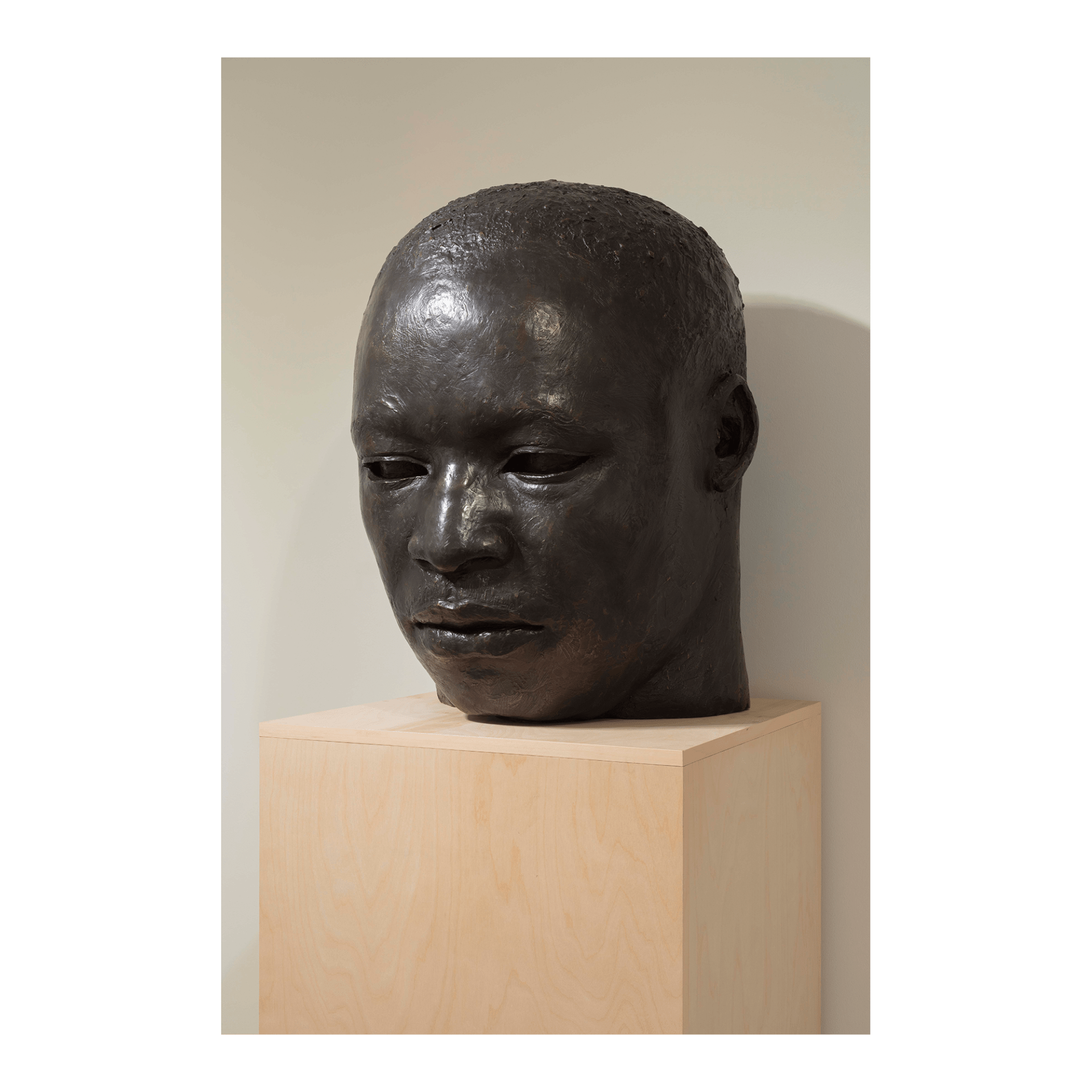 John Wilson Martin Luther King, Jr., 1982 Bronze with dark brown patina 30 x 23 x 23 inches (76.2 x 58.4 x 58.4 cm) Edition of 12