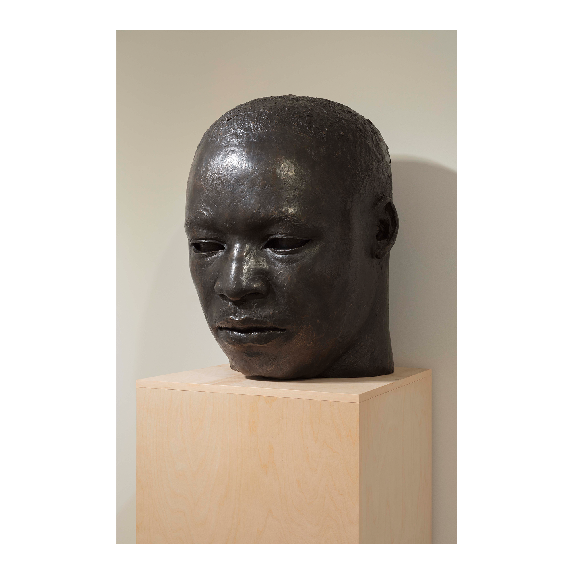 John Wilson Martin Luther King, Jr., 1982 Bronze with dark brown patina 30 x 23 x 23 inches (76.2 x 58.4 x 58.4 cm) Edition of 12